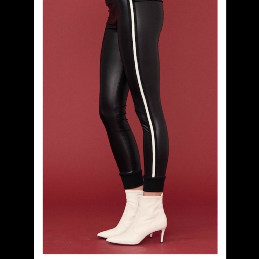 David Lerner Kiely Vegan Leather Leggings